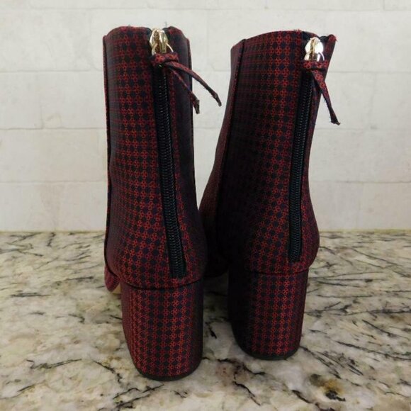 ! J.Crew $178 Sadie Ankle Boots Silk Tie k0071 - Picture 2 of 3